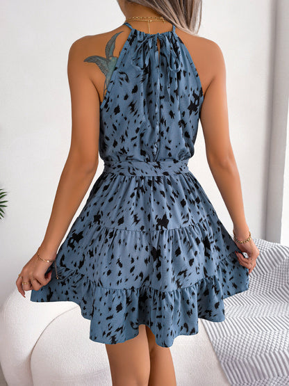 Leopardenprint Sommerkleid