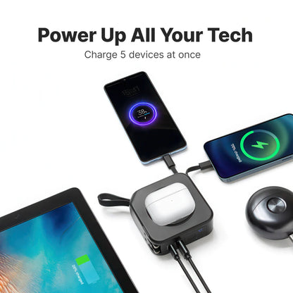 ChargeMax - 5-in-1 Wandladegerät und Power Bank