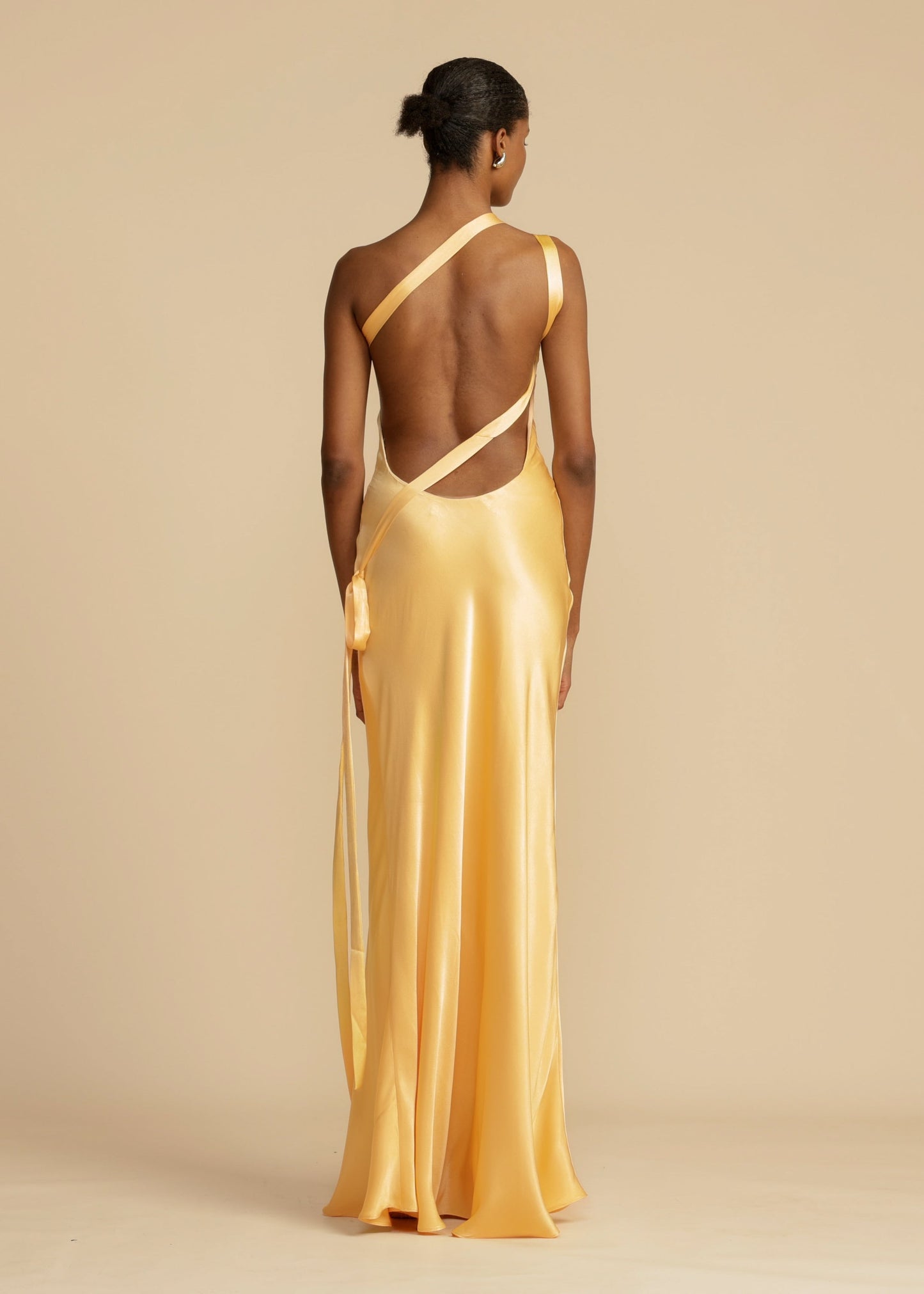 Maxikleid in Goldtöne