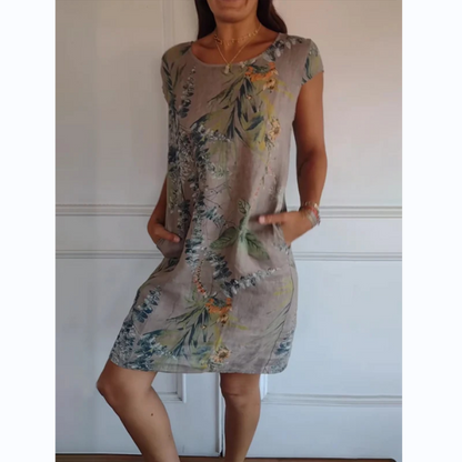 Froukje Kleid mit Botanischem Print