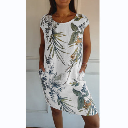 Froukje Kleid mit Botanischem Print