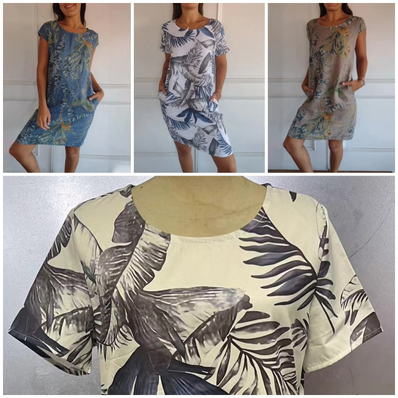 Froukje Kleid mit Botanischem Print