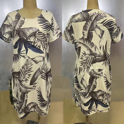 Froukje Kleid mit Botanischem Print